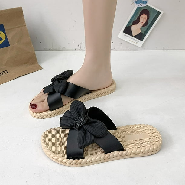 Unisex Summer Beach Slippers Stairs Flip-Flop Flat Home Thong Sandal Shoes 
